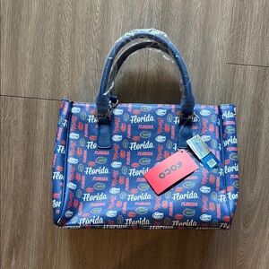 Blue Florida Gators Print Women's Bag